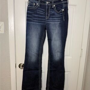 Miss Me Bootcut Women's Jeans with embellished pockets